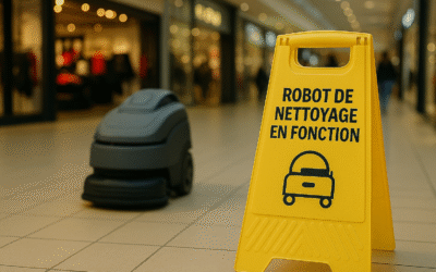 Robot de nettoyage et signalétique : faut-il avertir le public ?